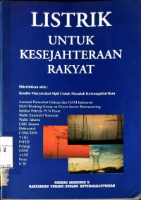 Image of Listrik Untuk Kesejahteraan Rakyat
