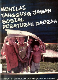 Image of Menilai Tanggung Jawab Sosial Peraturan Daerah