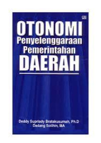 Image of Otonomi Penyelenggaraan Pemerintahan Daerah