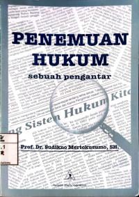 Image of Penemuan Hukum: Sebuah Pengantar